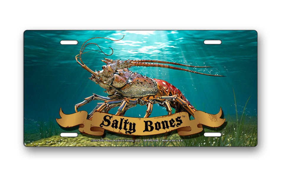 Salty Bones Salty Bones Lobster License Plate