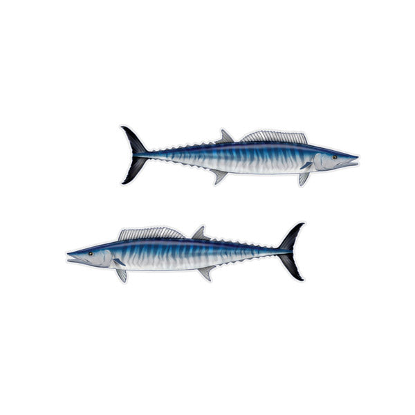 Wahoo Mini Profile Fish Decals