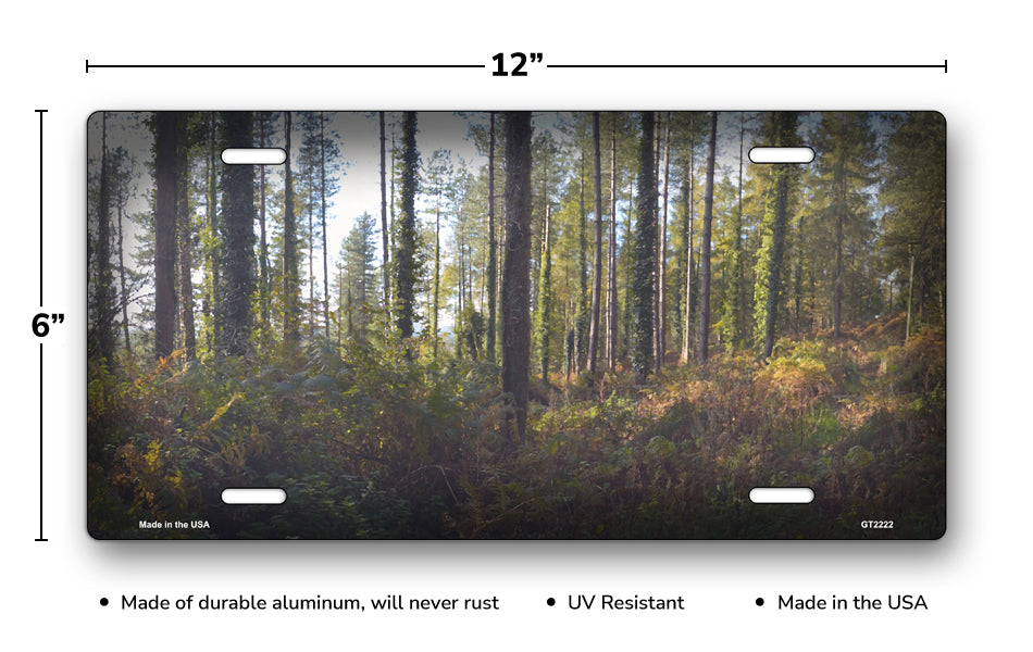 Forest License Plate