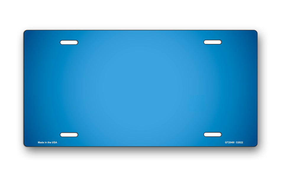 Light Blue Ringer License Plate