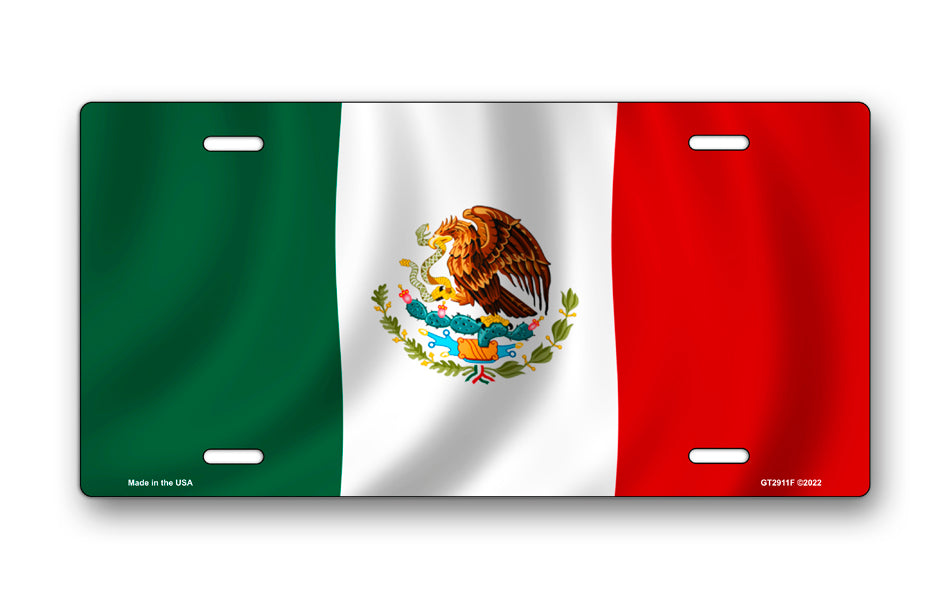 Flag of Mexico License Plate