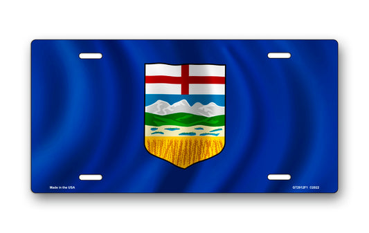 Flag of Alberta License Plate