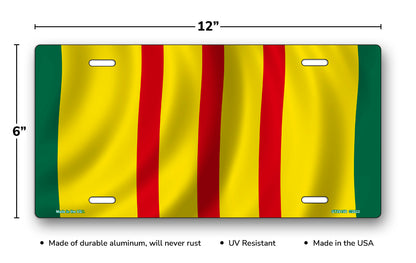 Flag of Vietnam License Plate