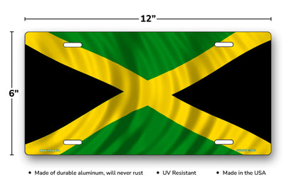 Flag of Jamaica License Plate