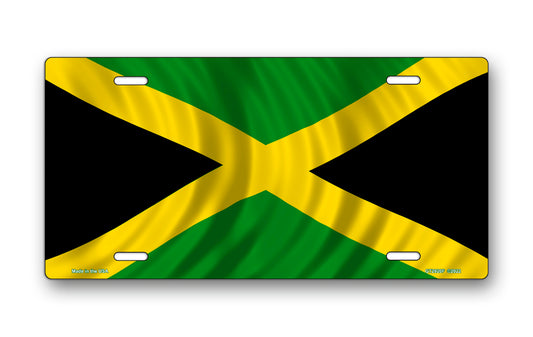 Flag of Jamaica License Plate