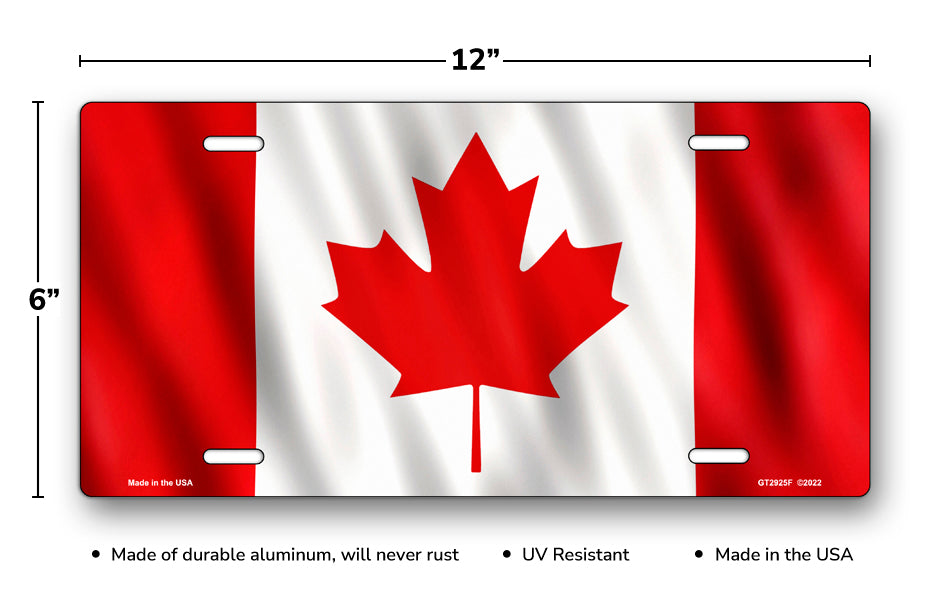 Flag of Canada License Plate