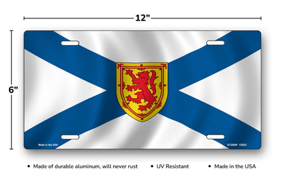 Flag of Nova Scotia License Plate