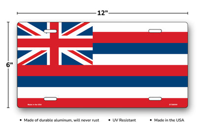 Hawaii State Flag License Plate