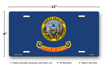 Idaho State Flag License Plate