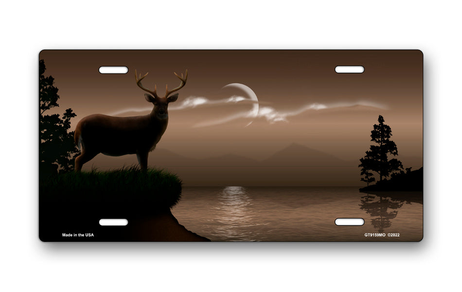 Mocha Lake Buck License Plate