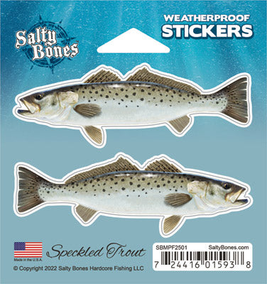 Speckled Trout Mini Profile Fish Decals